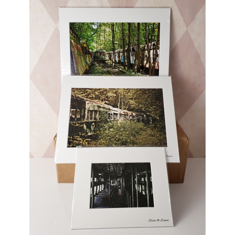 Abandoned Train Photography Prints